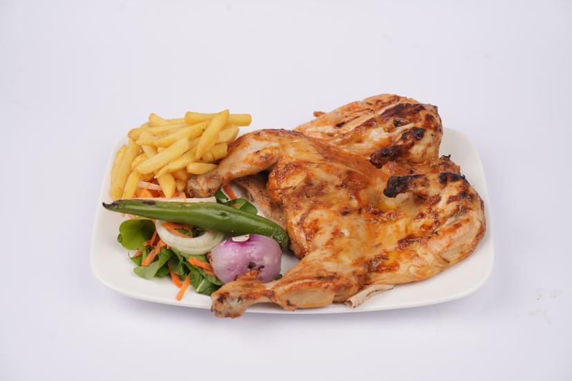 دجاج مشوي كامل